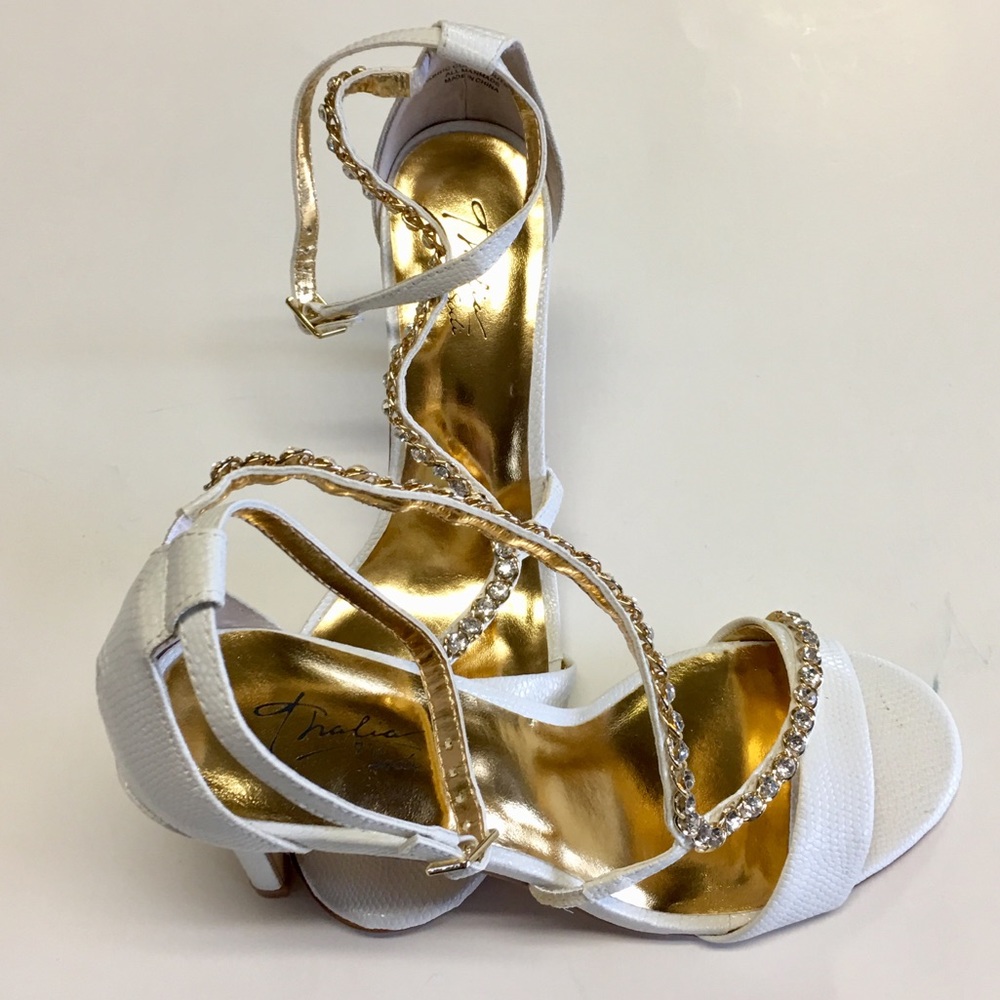 Thalia Sodi Womens MARISOL Open Toe Ankle 6.5M